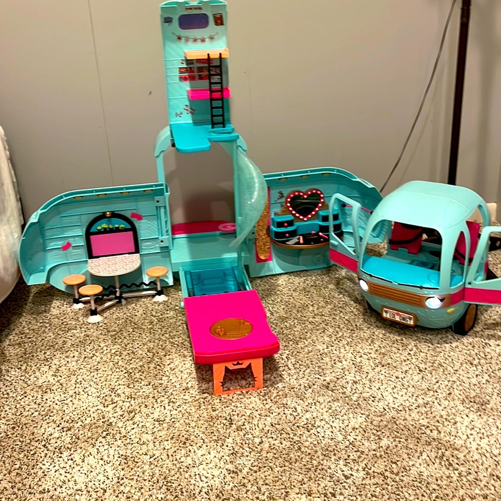 LOL doll camper toy